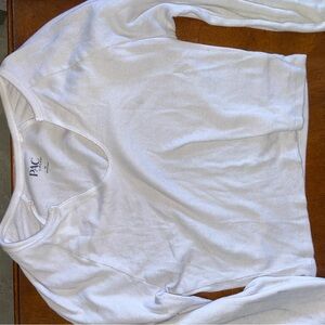 PAC White Long Sleeve Top